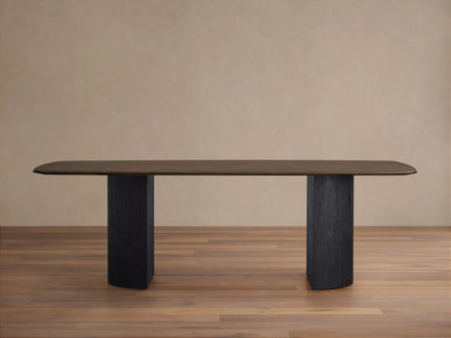 Saint Germain Wood Dining Table with Dauphine Base