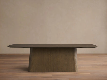 Saint Germain Wood Dining Table with Toulouse Base