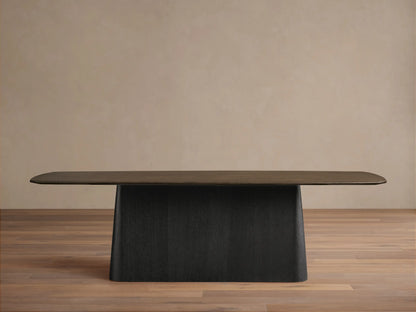 Saint Germain Wood Dining Table with Toulouse Base
