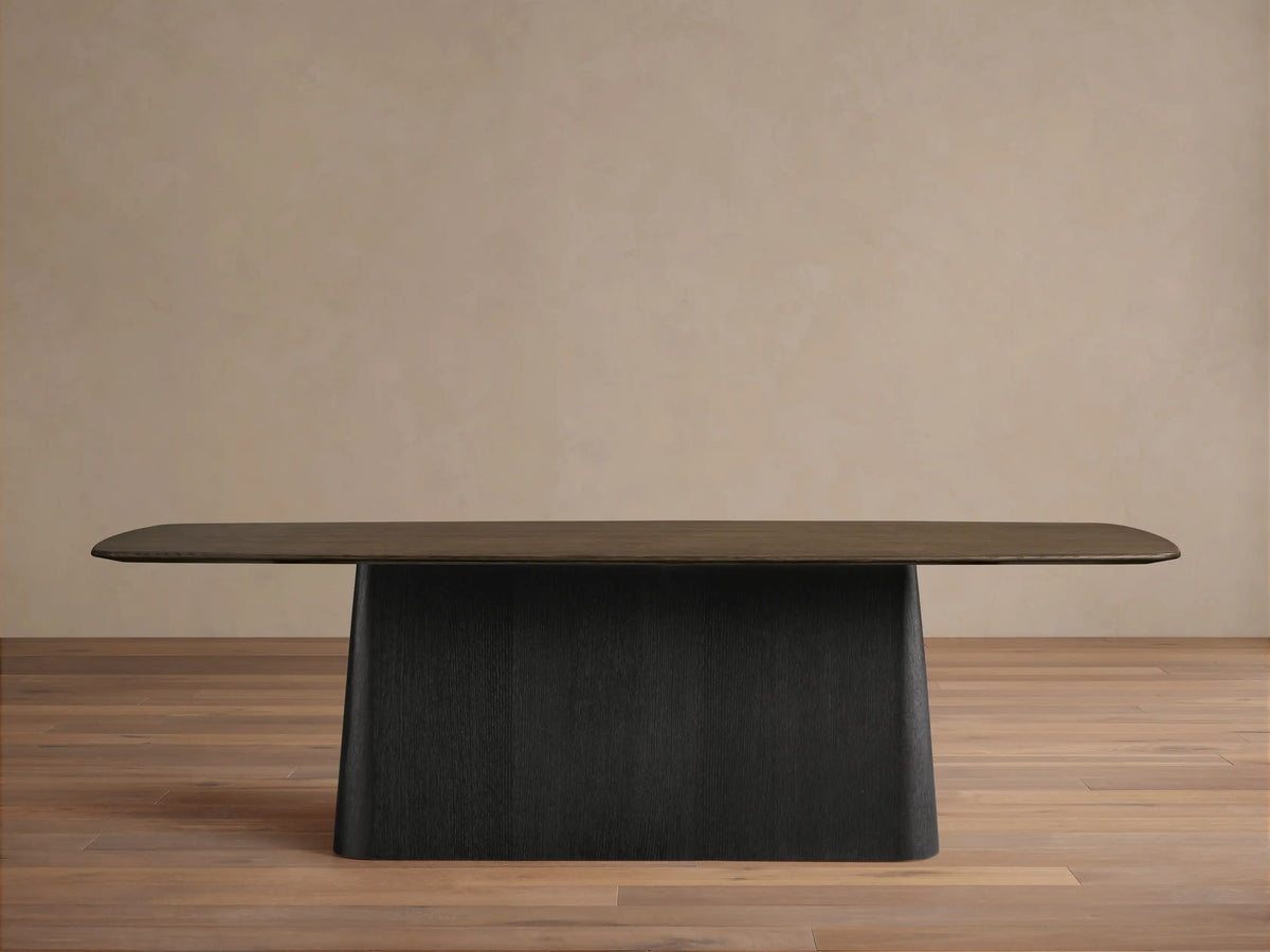 Saint Germain Wood Dining Table with Toulouse Base