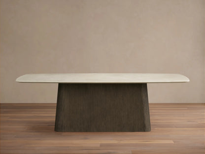 Saint Germain Stone Dining Table with Toulouse Base