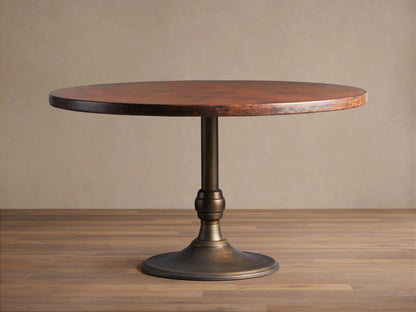 Recycled Metal Bistro Table with Wade Base