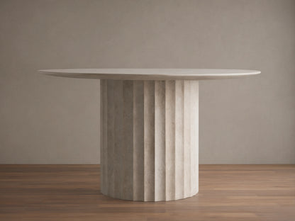 Danae Round Stone Dining Table