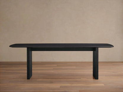 Saint Germain Wood Top Dining Table with Wood Clement Base