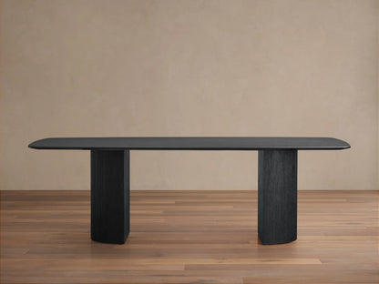 Saint Germain Wood Dining Table with Dauphine Base