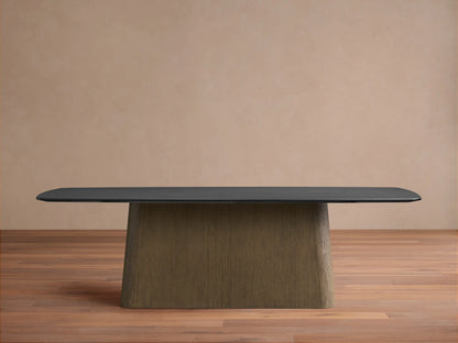 Saint Germain Wood Dining Table with Toulouse Base