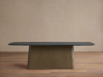 Saint Germain Wood Dining Table with Toulouse Base