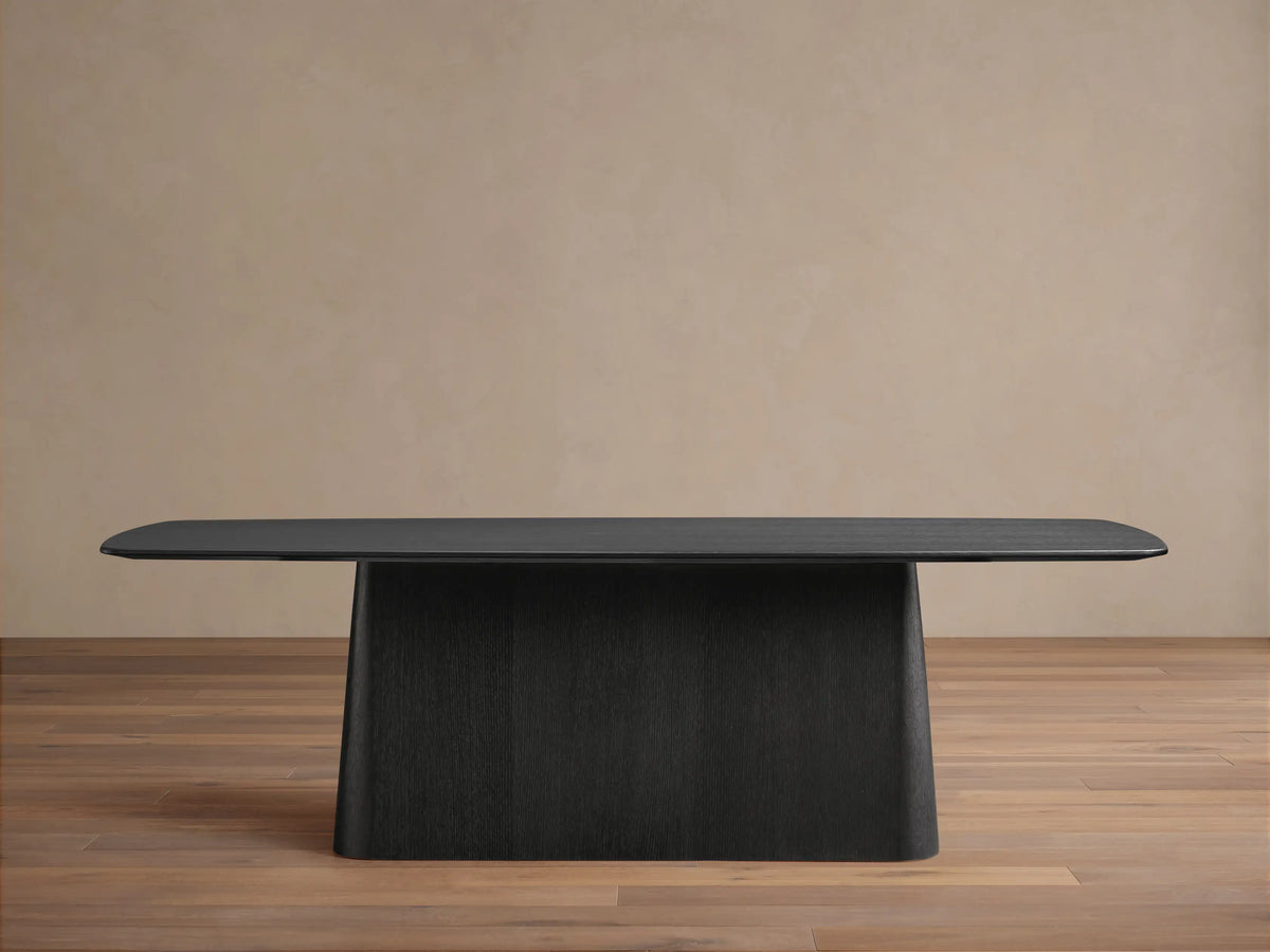Saint Germain Wood Dining Table with Toulouse Base
