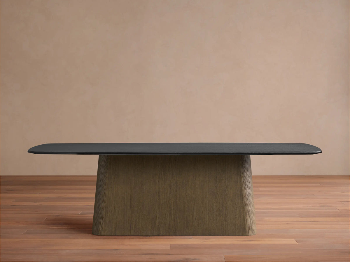 Saint Germain Wood Dining Table with Toulouse Base
