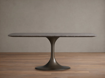 Saint Germain Stone Dining Table with Launette Base