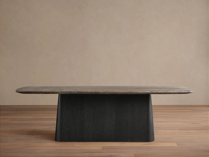 Saint Germain Stone Dining Table with Toulouse Base