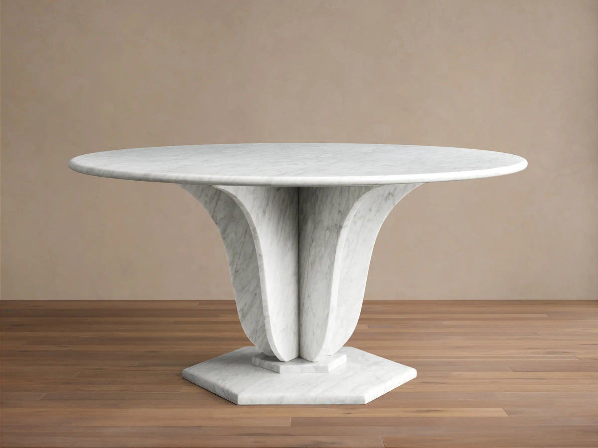 Gabriella Round Stone Dining Table