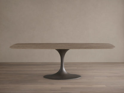 Saint Germain Stone Dining Table with Launette Base