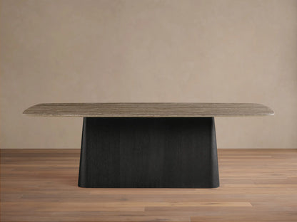 Saint Germain Stone Dining Table with Toulouse Base