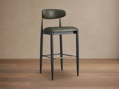 Jagger Faux Leather Armless Stool