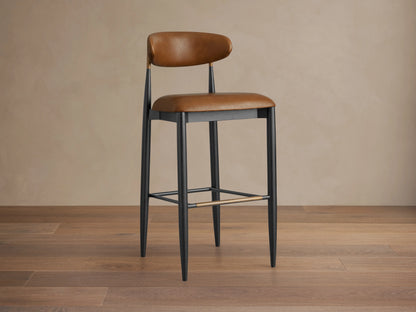 Jagger Faux Leather Armless Stool