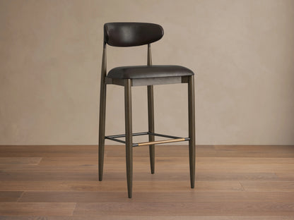 Jagger Faux Leather Armless Stool