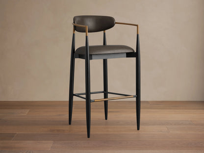 Jagger Faux Leather Stool