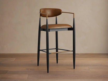 Jagger Faux Leather Stool