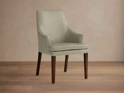 Lunden Faux Leather Dining Arm Chair