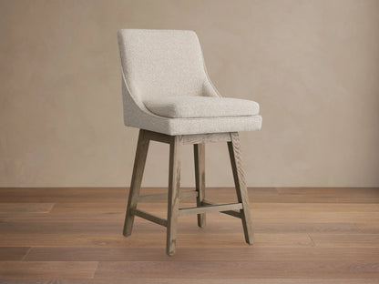 Lunden Swivel Stool in Fawn
