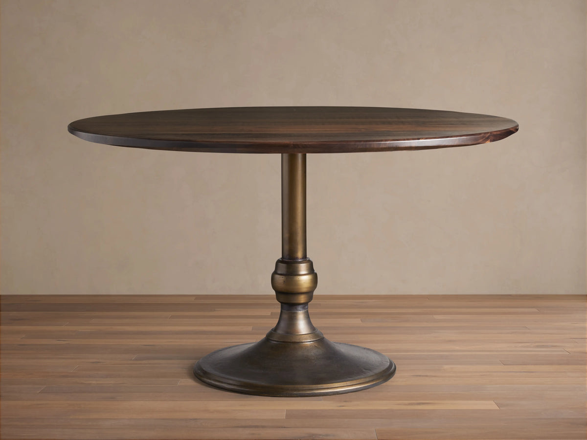 Jacob Round Dining Table with Wade Base