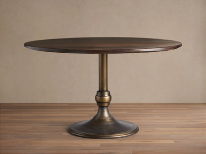 Jacob Round Dining Table with Wade Base