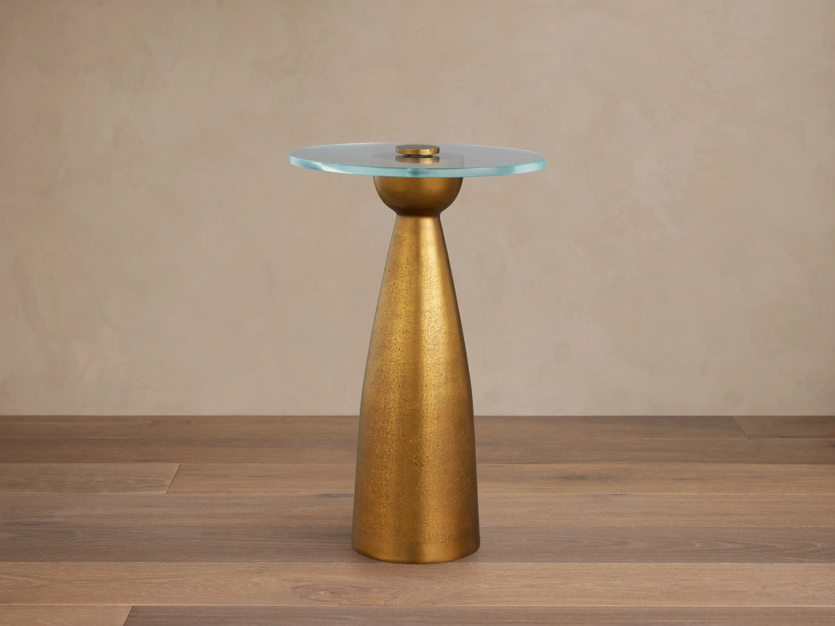 Beaufort Indoor Only Glass Top Martini Table
