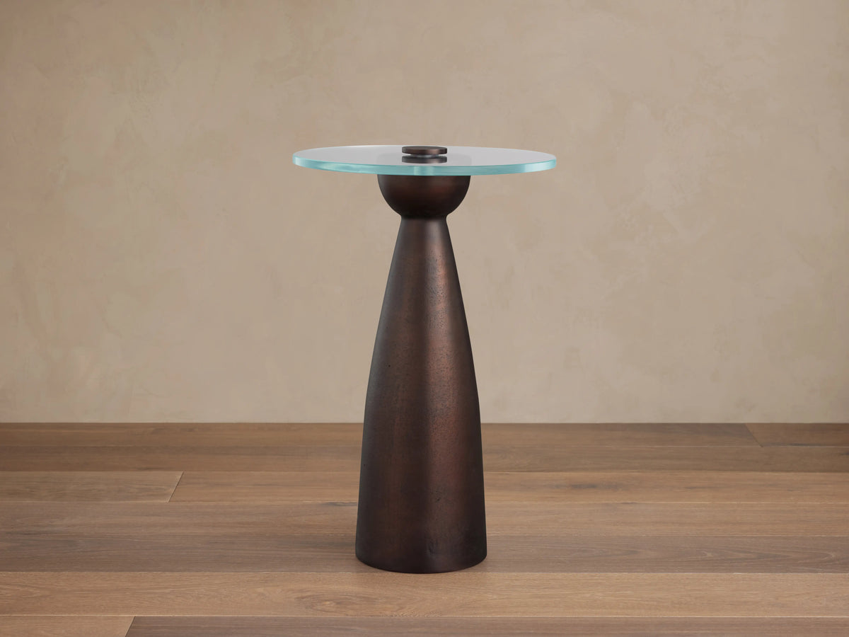 Beaufort Indoor Only Glass Top Martini Table
