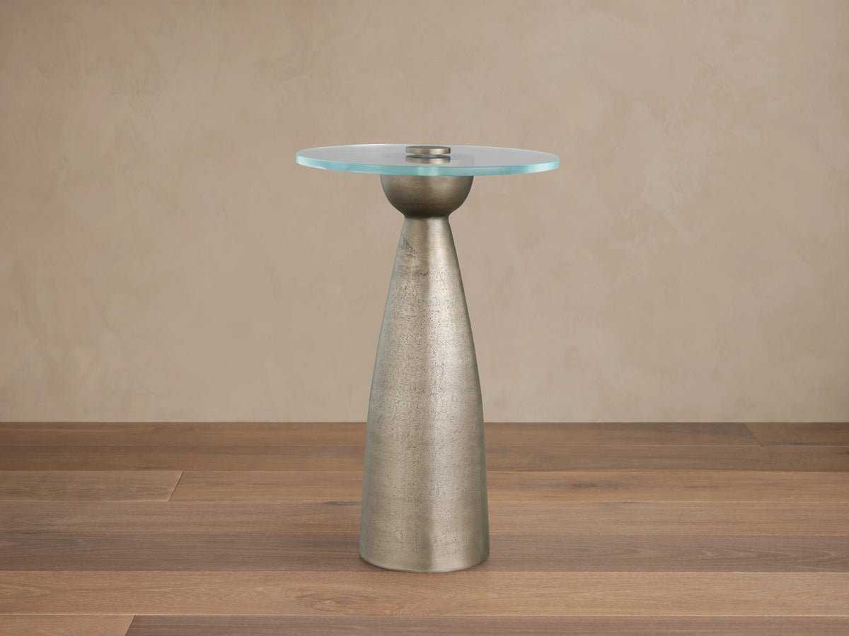 Beaufort Indoor Only Glass Top Martini Table