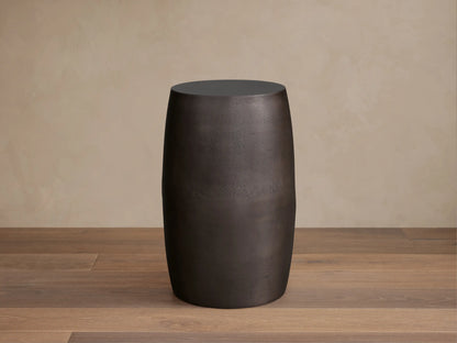 Hammered Drum End Table