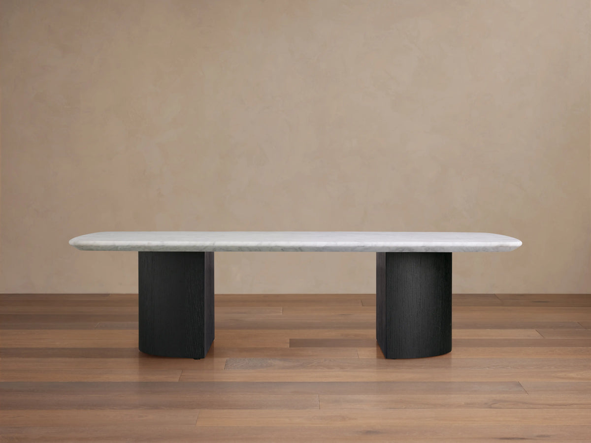 Dark brown marble coffee table top with a rectangular, smooth surface. Features natural veining and unique patterns in lighter shades.
