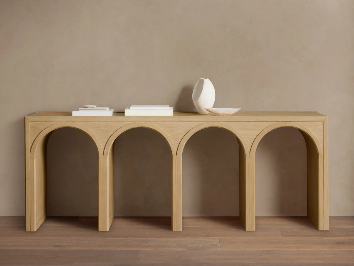 Hattie Console Table in Dune