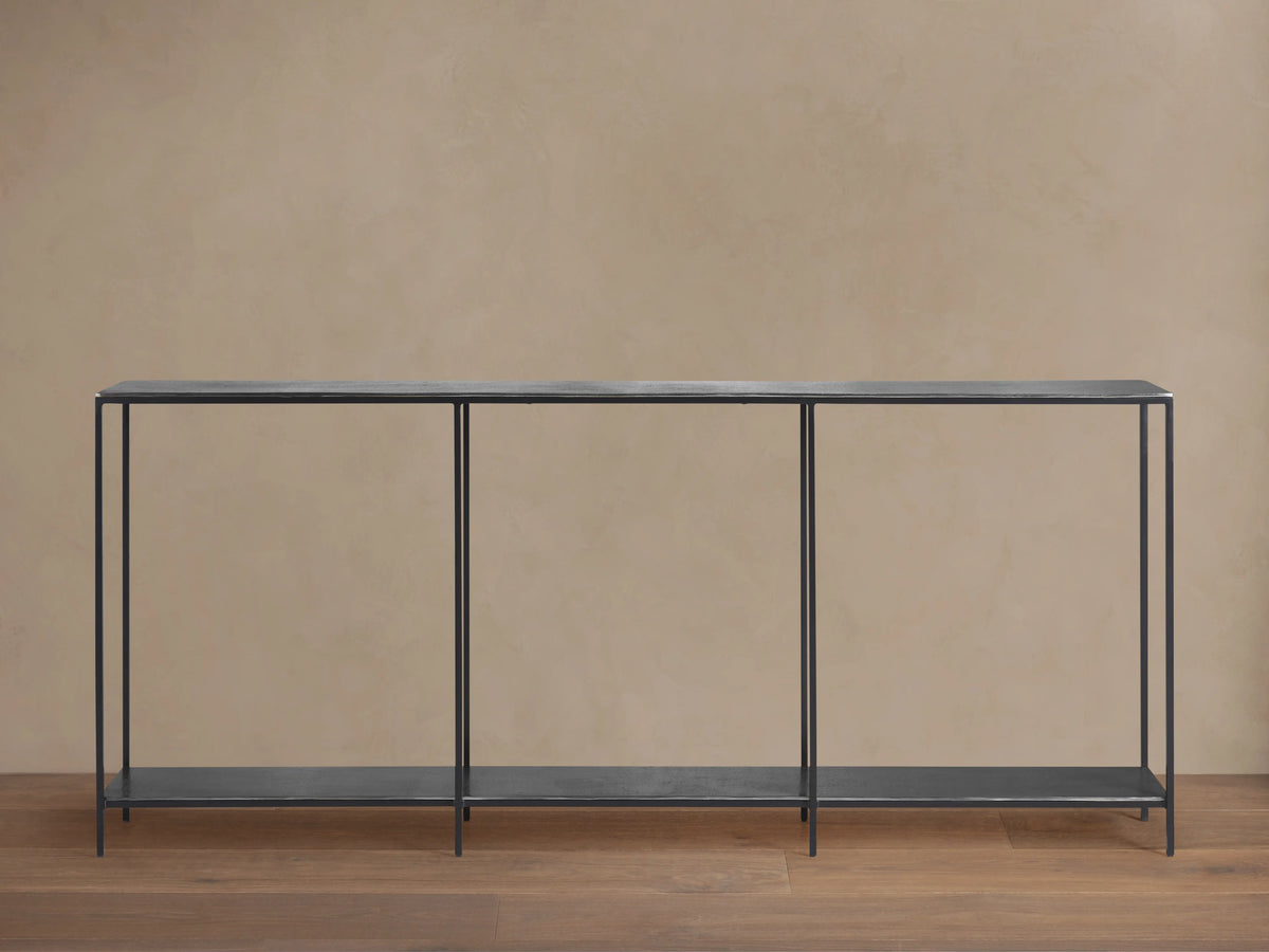 Kavali Console Table in Silver