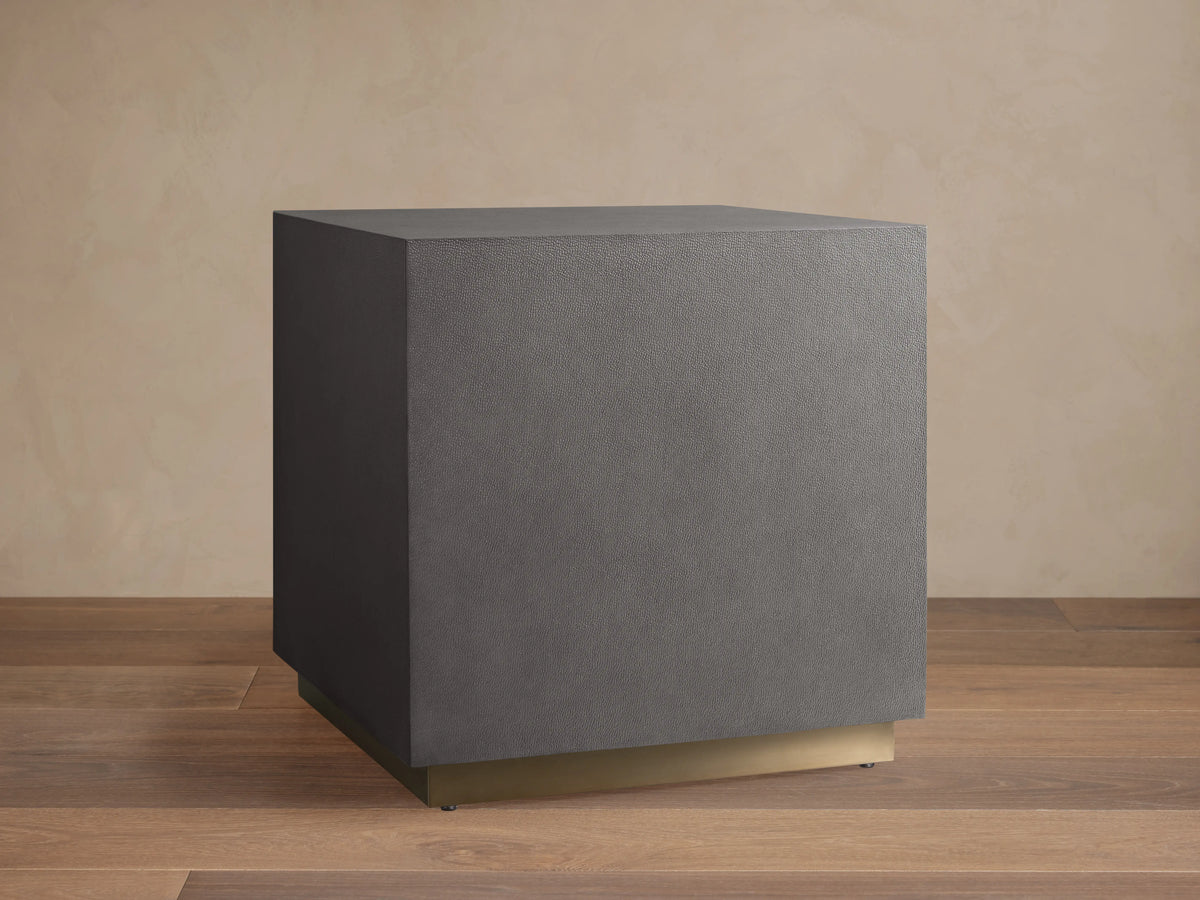 Malone Square Plinth End Table