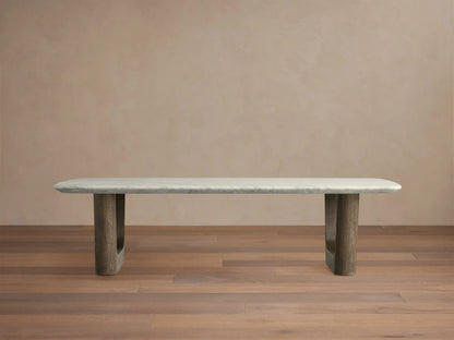 Saint Germain Stone Coffee Table with Rennes Base