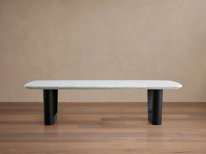 Saint Germain Stone Coffee Table with Rennes Base