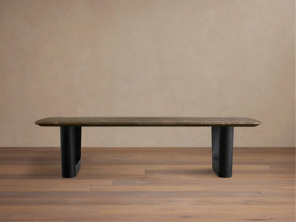 Saint Germain Stone Coffee Table with Rennes Base