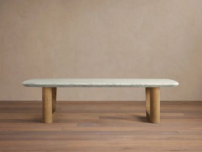 Saint Germain Stone Coffee Table with Rennes Base