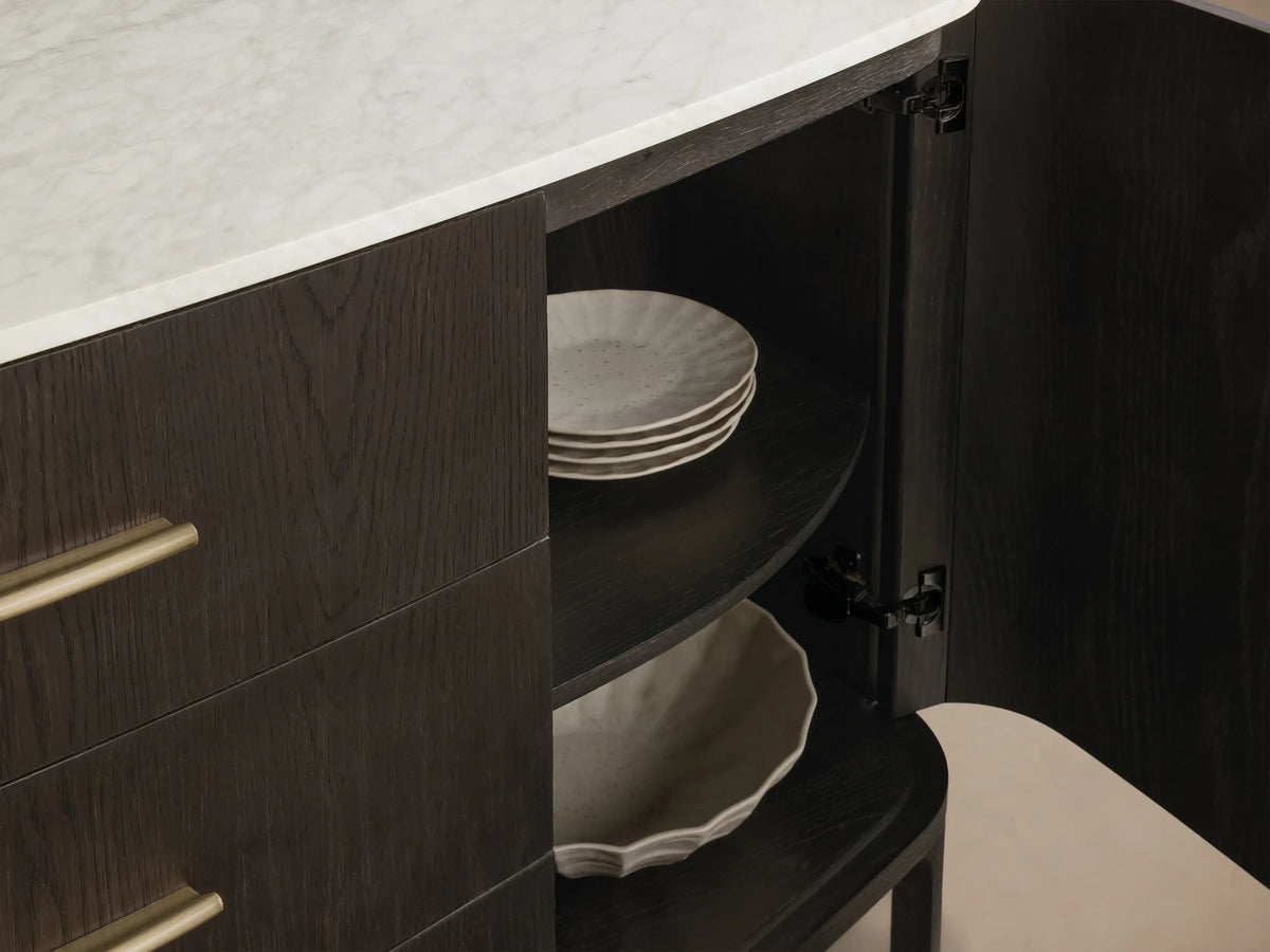 Danny 60" Cabinet in Ebony with Carrara Top (4 of 4)