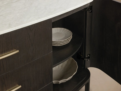 Danny 60" Cabinet in Ebony with Carrara Top (4 of 4)