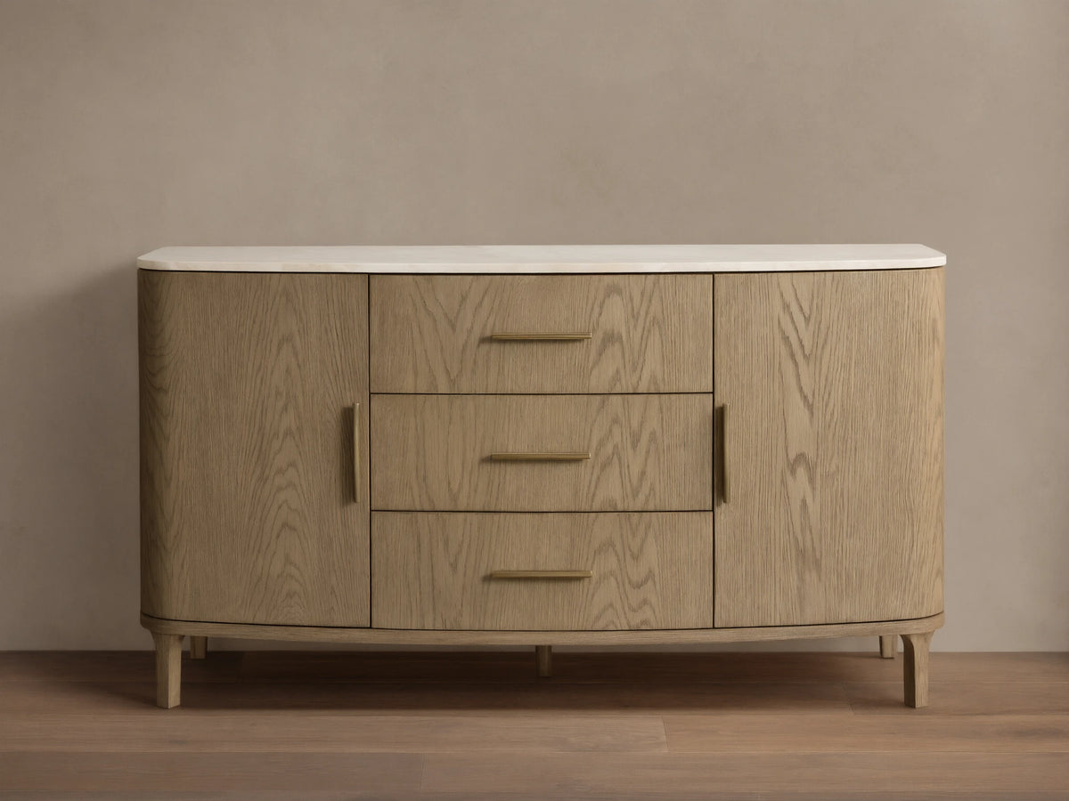 Danny 60" Cabinet in Fawn with Royal Cream Top (2 of 4)