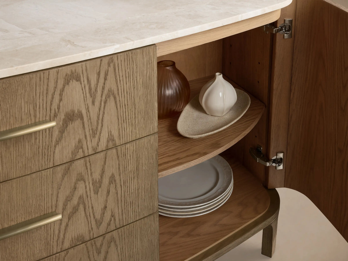 Danny 60" Cabinet in Fawn with Royal Cream Top (4 of 4)