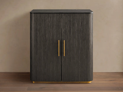 Finnley Plinth Bar Cabinet