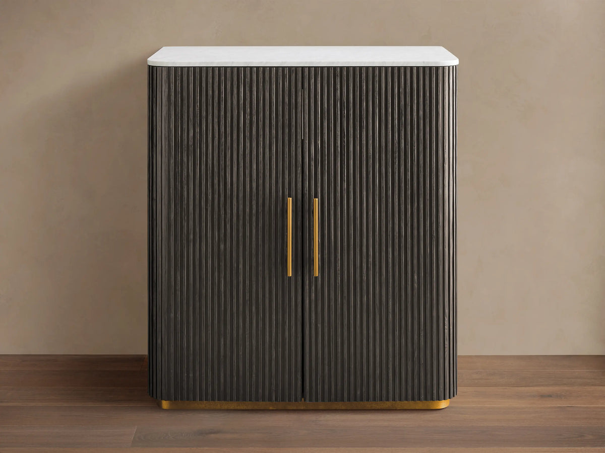 Finnley Plinth Bar Cabinet