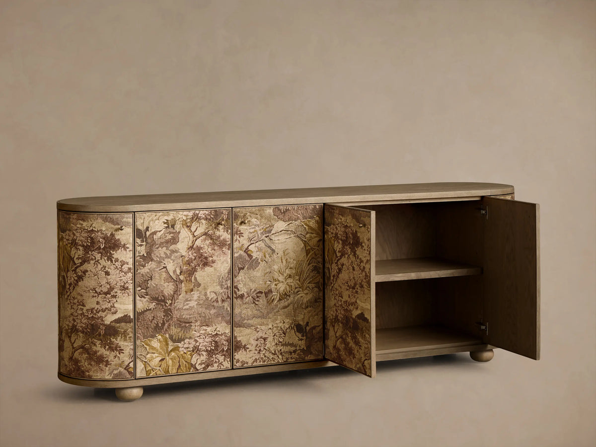 Fresca 84" Sideboard in Lento Olive with Fawn (1 of 5)