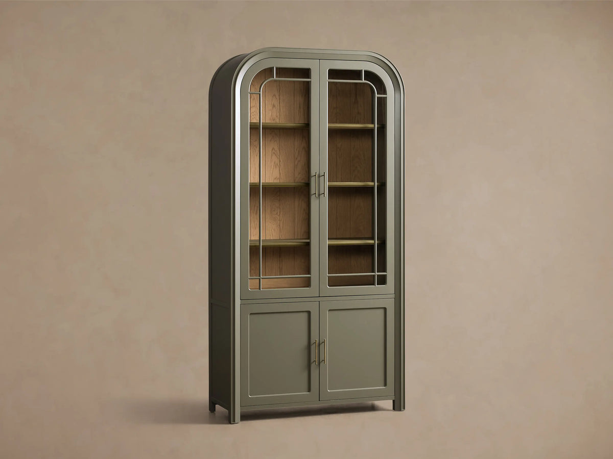 Gatlin 46" Glass Cabinet in Doma Verde (4 of 4)
