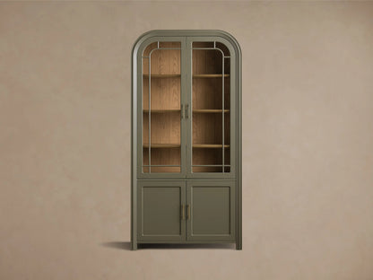 Gatlin 46" Glass Cabinet in Doma Verde (1 of 4)
