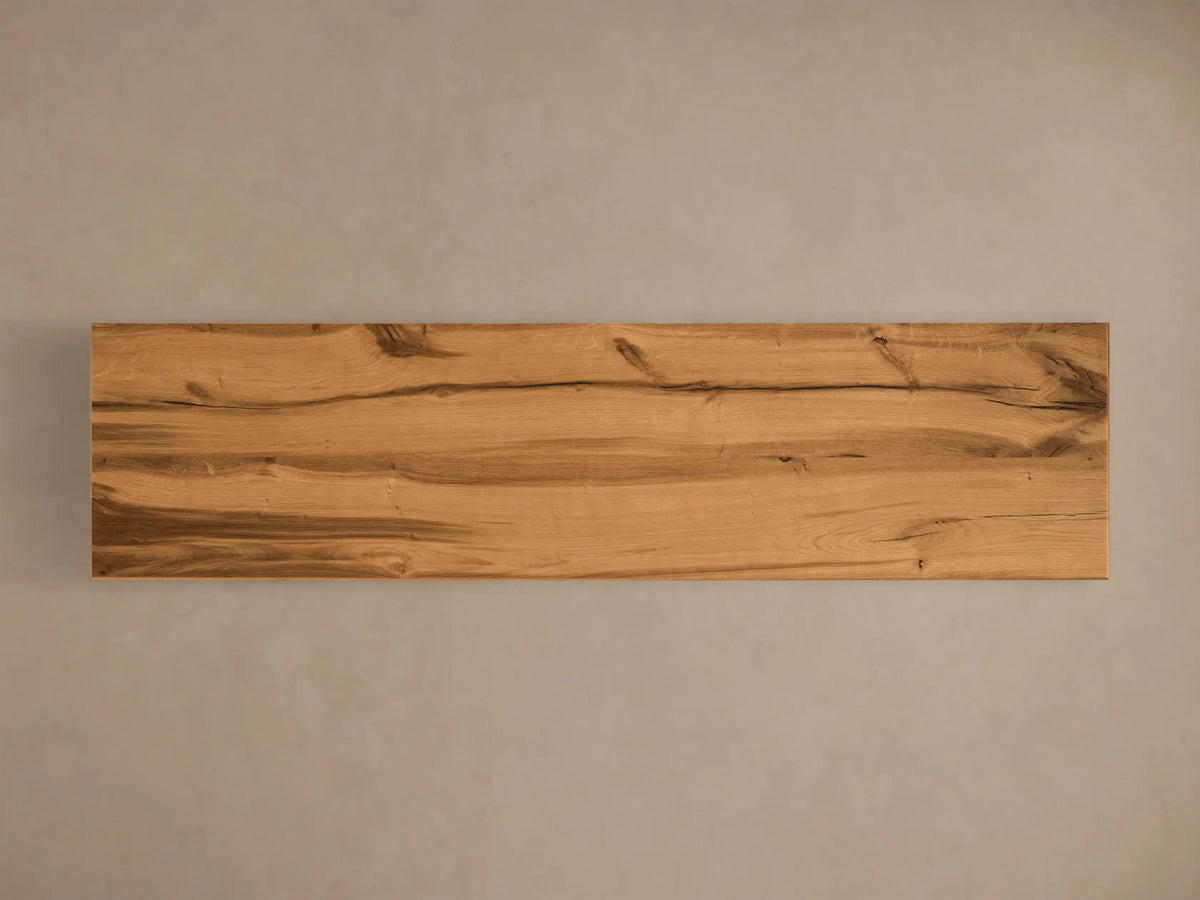 Kensington 75" Glass Door Buffet in Reclaimed Light French Oak (1 of 5)