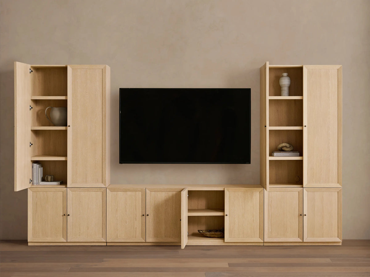 Nason Modular Media Cabinet Set